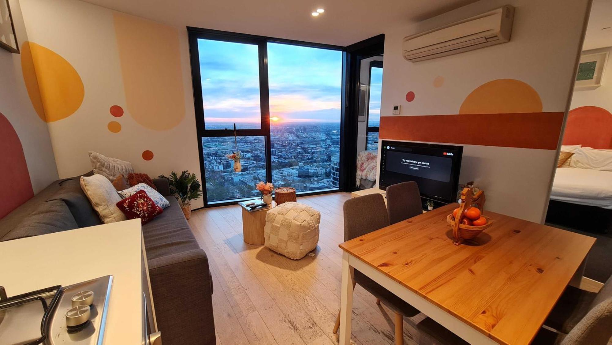 1Br Sunset Glow Central Retreat! Free Tram Zone Melburne Exterior foto